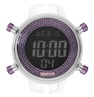 Relógio WATX and CO Digital M Sparkling Purple Glitter (RWA1057)