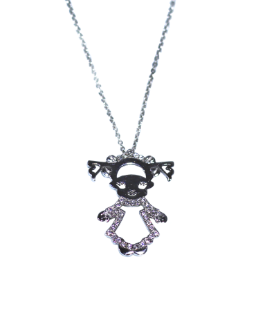 Colar Ouro Branco 9k Menina 9KCO31443 28