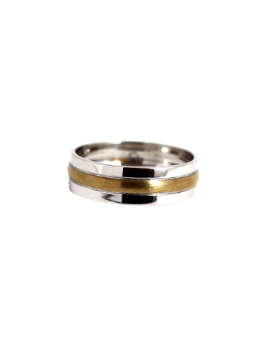 Aliança em Ouro Bicolor 9k 9KALM031