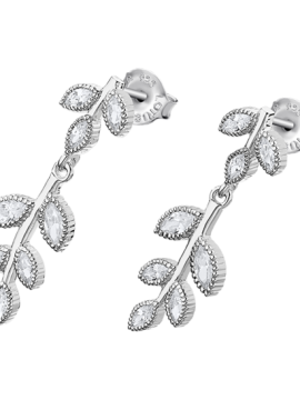 Brincos Prata Lotus Pure Essential Folhas LP1783-4/1