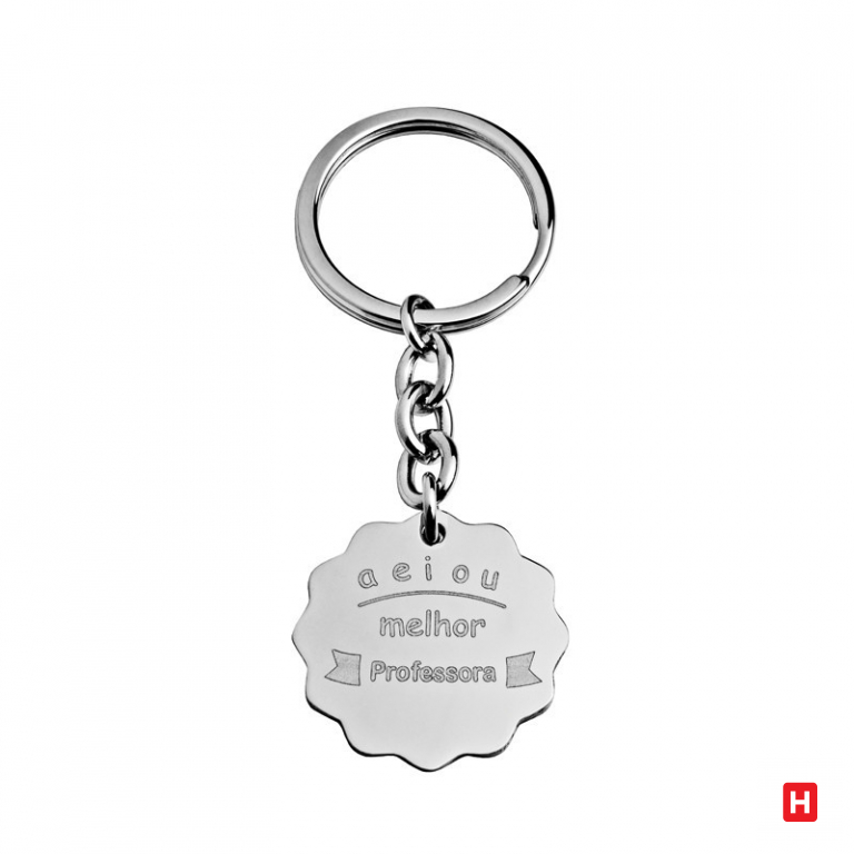 Ourivesaria Moreira - Relógios e Joias - Porta-chaves Hassu - Professora Porta-chaves Hassu - Professora