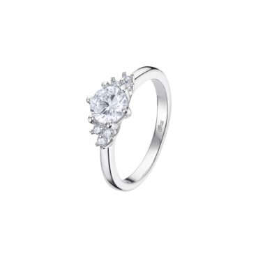 Solitário Prata Lotus Silver com Zircónias LP3443-3