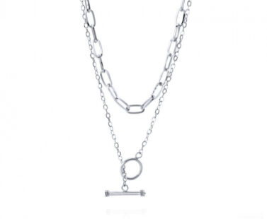 Colar Hassu Double Chain 7HSS010718B