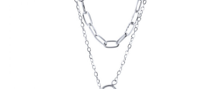 Colar Hassu Double Chain 7HSS010718B