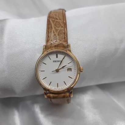 Seiko relógio em ouro 18k