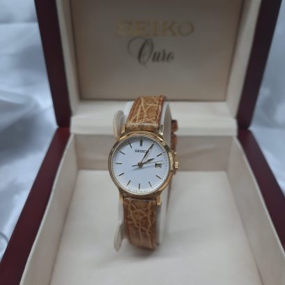 Seiko relógio em ouro 18k