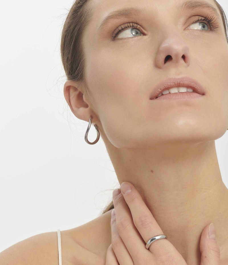 Ourivesaria Moreira - Relógios e Joias - Anel prateado WAVE PR104438016