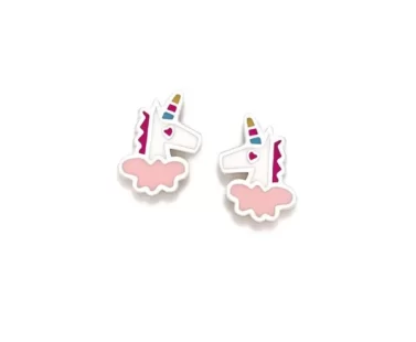 Brincos ARP Unicórnio Branco Rosca 034ROS