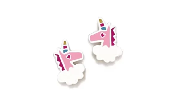 Brincos ARP Unicórnio Rosa Rosca 033ROS