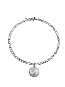 Pulseira Tornozelo Hassu Infinito 7HSS010402C