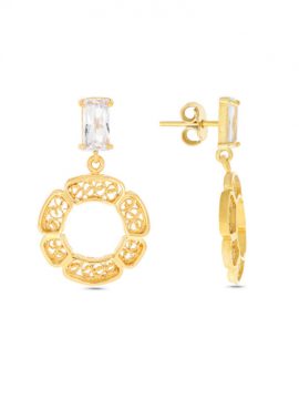 Brincos Saudade Filigrana 1B7-111042