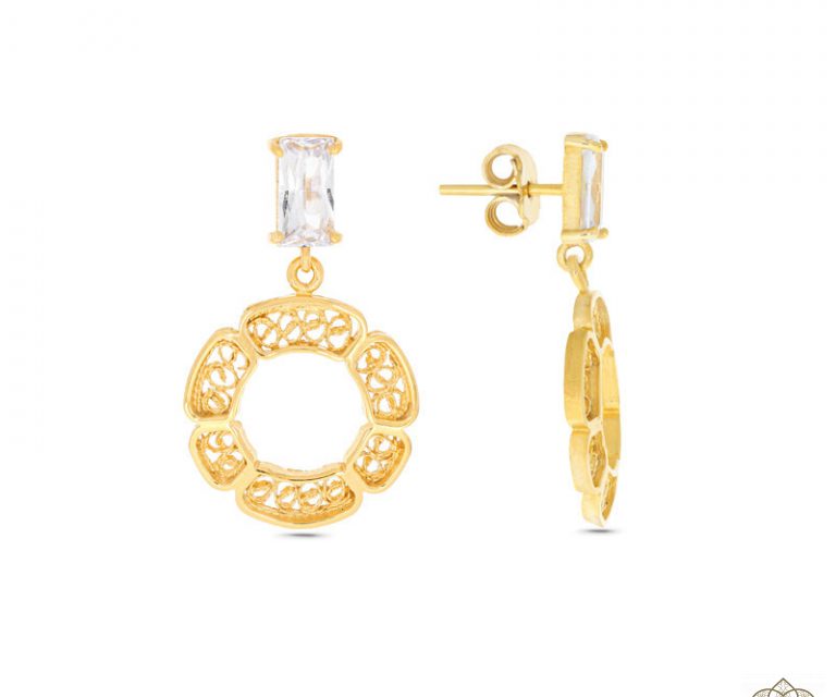 Brincos Saudade Filigrana 1B7-111042