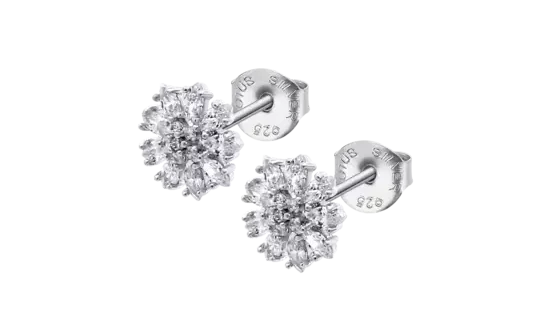 Brincos Prata Lotus Silver Flor LP3560-4/1