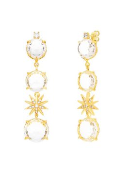 Brincos Stella I em prata Eugénio Campos 114.B363.D.1.00