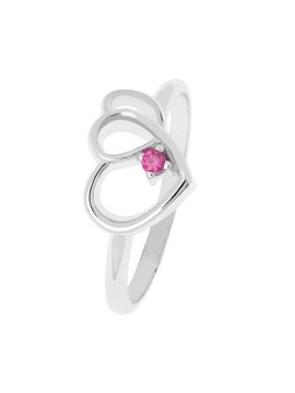 Anel História de Amor em prata Eugénio Campos 110.C018.B.E.16