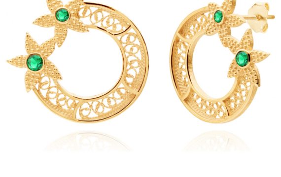 Brincos Saudade Filigrana 1B7-111060