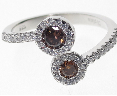 Anel Di.Plata Zircónias 2010750/12