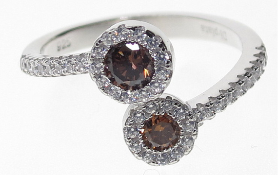 Anel Di.Plata Zircónias 2010750/12