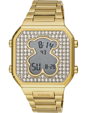 Relógio TOUS D-Bear Digital Dourado 3000130800
