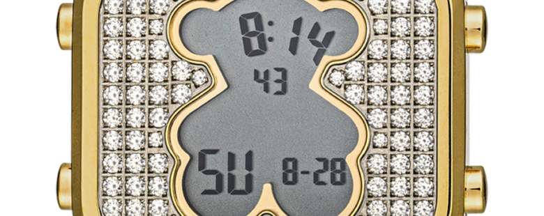 Relógio TOUS D-Bear Digital Dourado 3000130800