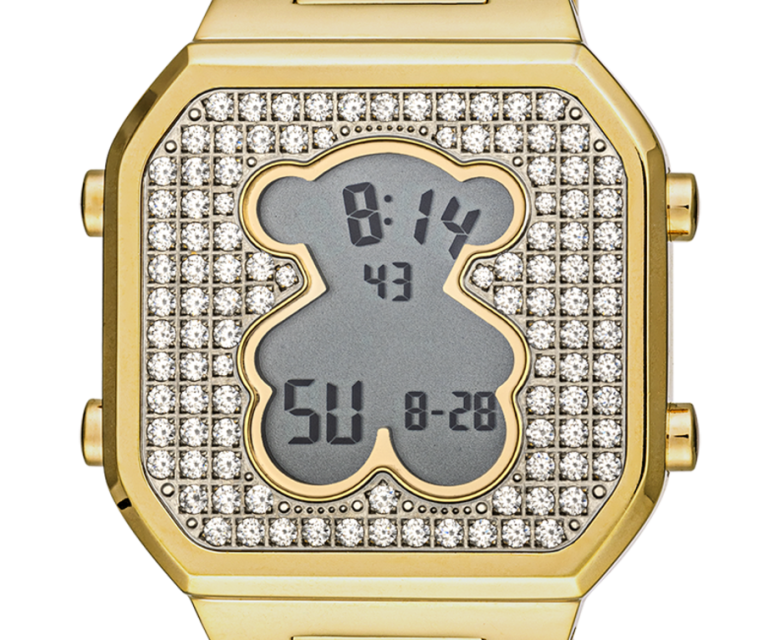 Relógio TOUS D-Bear Digital Dourado 3000130800