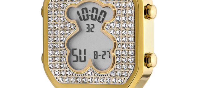 Relógio TOUS D-Bear Digital Dourado 3000130800