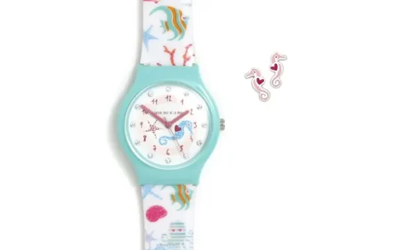 Relógio ARP Flip + Brincos Borboleta AGR361K