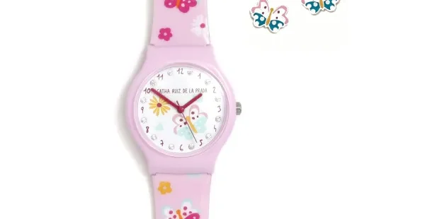 Relógio ARP Flip + Brincos Borboleta AGR360K