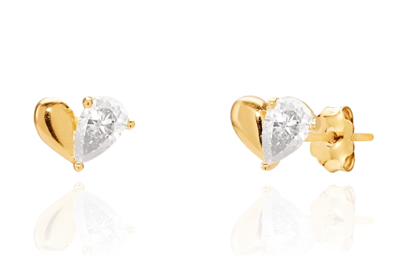 Brincos LINK Coração 1LINK-1705A