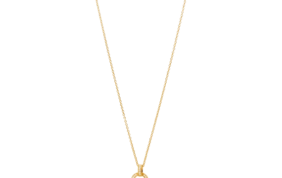 Colar Dourado com Zircónias 1CM-0322106037D