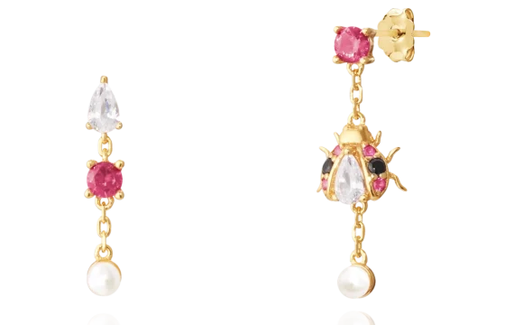 Brincos LINK Joaninha 1LINK-1745A