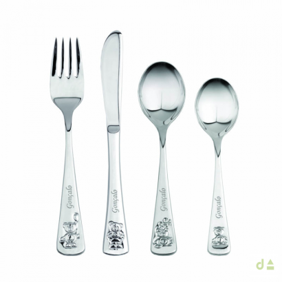 Conjunto 4 Talheres Infantis Dhome
