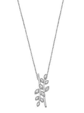 Colar Folha Lotus Silver LP1783-1/1