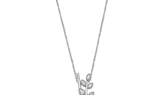 Colar Folha Lotus Silver LP1783-1/1