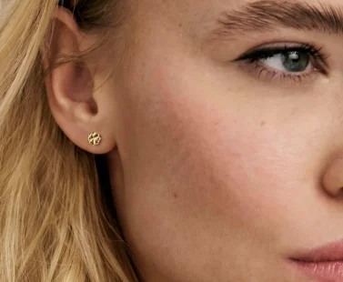 Brincos Nomination Armonica Trevo Dourado 241307/003