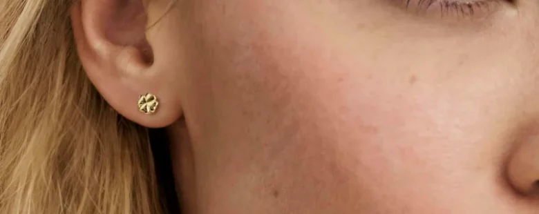 Brincos Nomination Armonica Trevo Dourado 241307/003