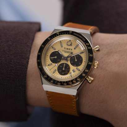 TIMEX Q Men´s Leather TW2W64400