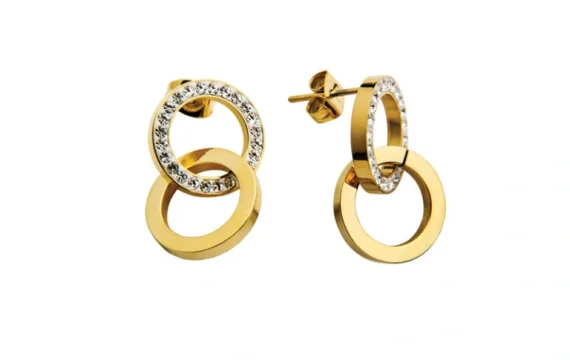 Brincos Hassu Eternal Golden 7HSS010924A