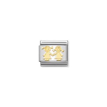 Link Nomination Irmãs Ouro 18k 030162/67