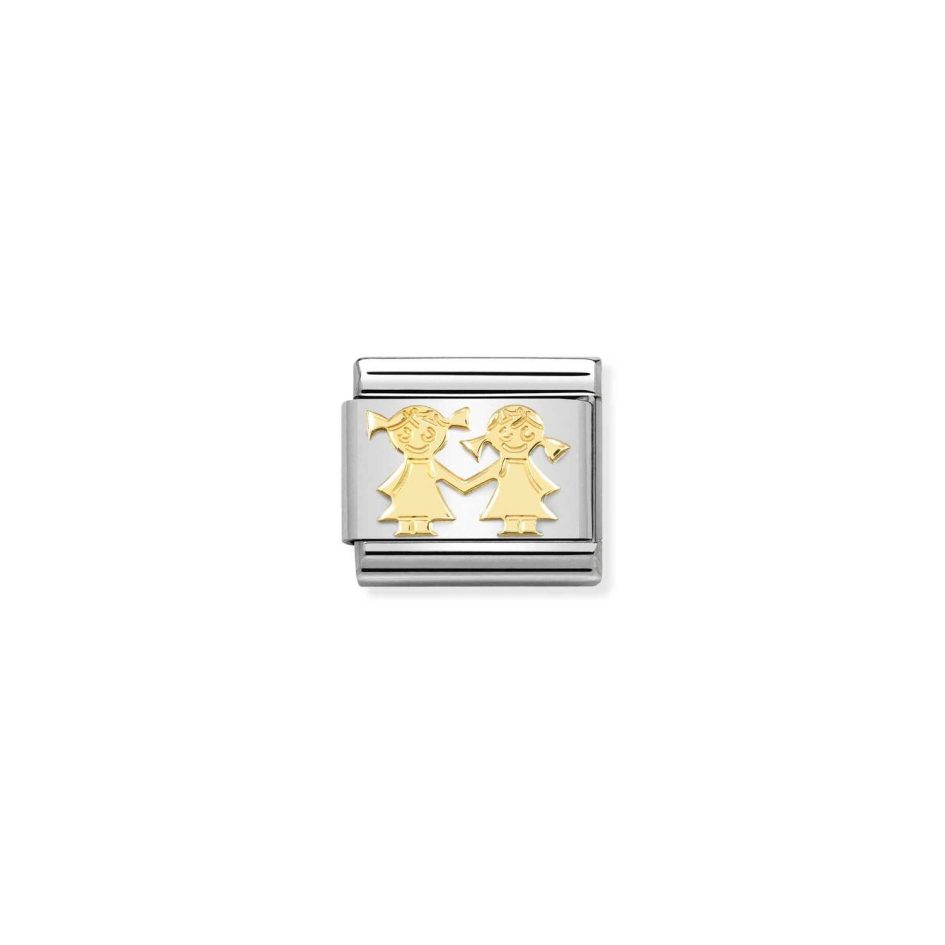 Link Nomination Irmãs Ouro 18k 030162/67