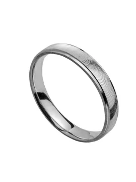 Aliança Prata 925 Link Statement 3mm 1AL-MF307