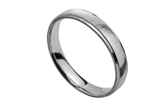 Aliança Prata 925 Link Statement 3mm 1AL-MF307