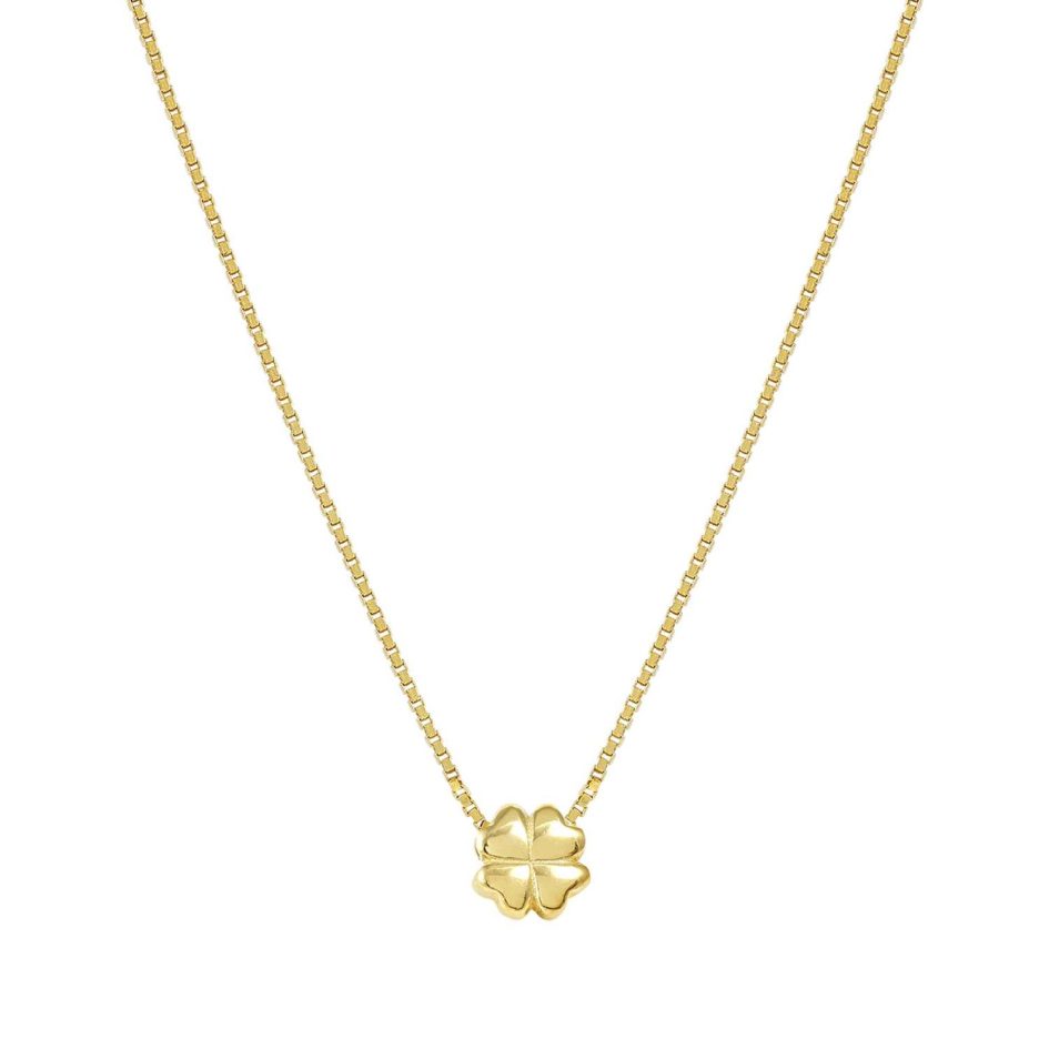 Colar Nomination Armonica Trevo Dourado 241313/003