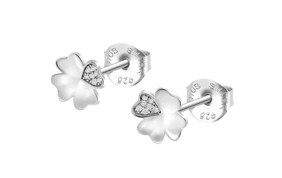 Brincos Lotus Silver Trevo Prata 925 LP3599-4/1