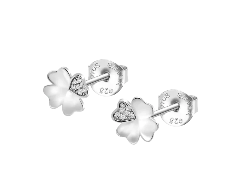 Brincos Lotus Silver Trevo Prata 925 LP3599-4/1