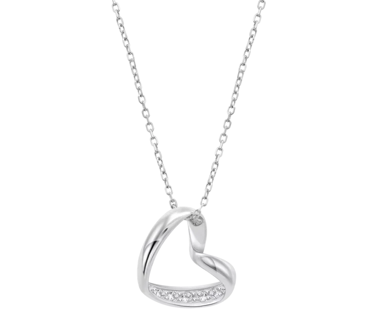 Colar Lotus Silver Coração Prata 925 LP3824-1/1