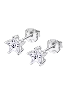 Brincos Lotus Silver Estrela Prata 925 LP3834-4/1