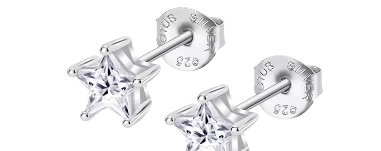 Brincos Lotus Silver Estrela Prata 925 LP3834-4/1