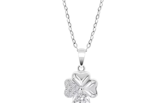 Colar Lotus Silver Trevo Prata 925 LP3851-1/1