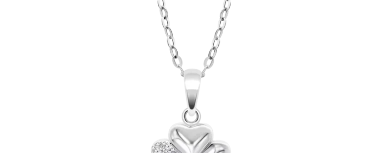 Colar Lotus Silver Trevo Prata 925 LP3851-1/1